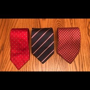 Lot of 3 silk Ties